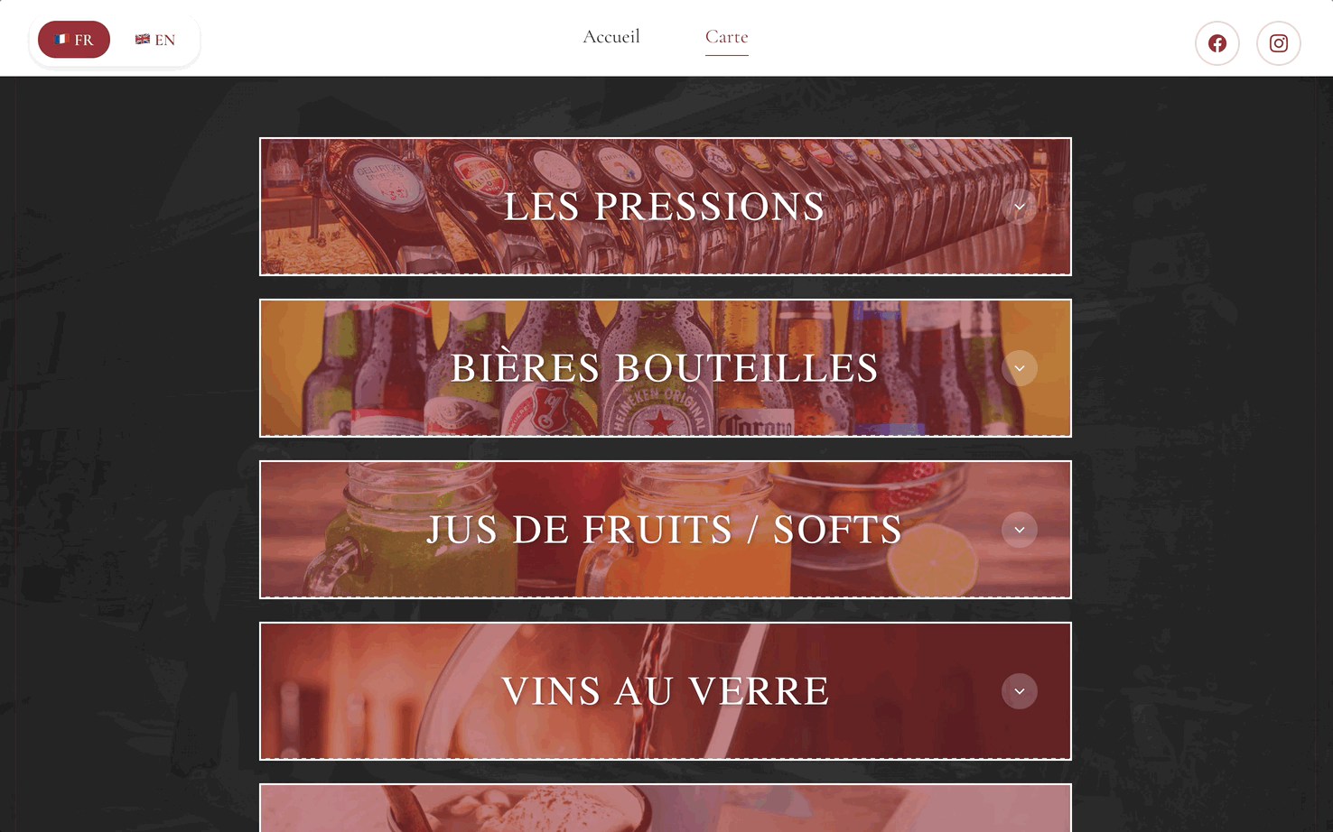 Au Vieux Logis - Version desktop